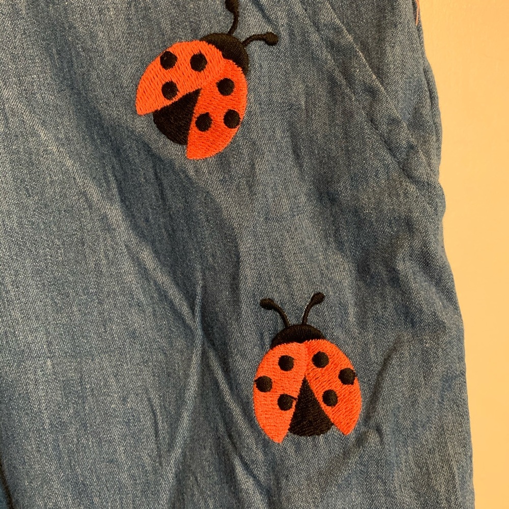 High waisted vintage style ladybug shorts - Picture 7 of 10